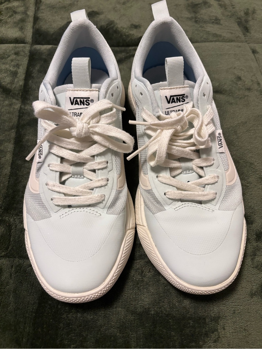 Vans Unisex Sneakers in Pale Blue and Off White